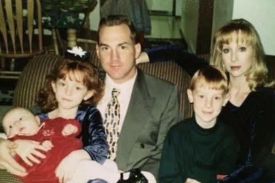 SGM Bradly D. Conner, a 2026 honoree, with his wife Cynthia and their children Aaron, Katie and Rachel