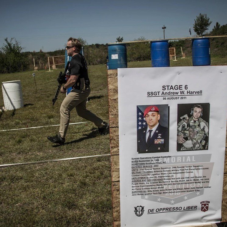 Andy Harvell family at the Memorial 3 Gun, photo 1